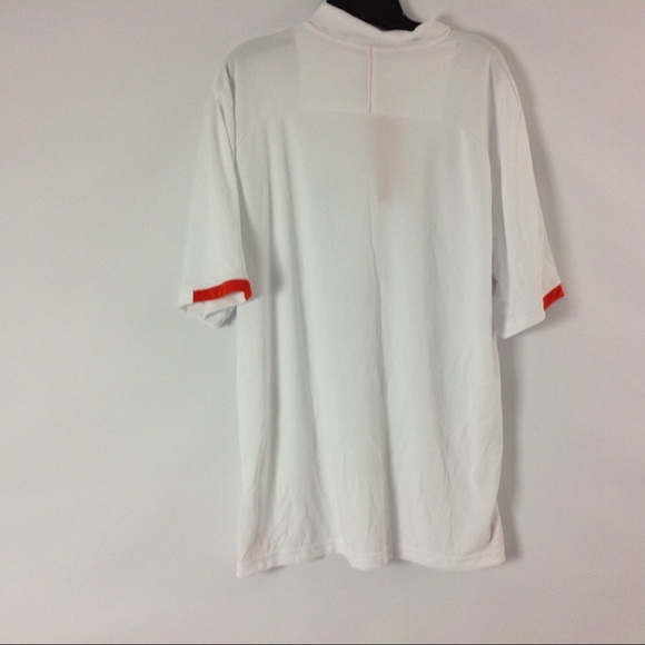 Denver Broncos Polo Shirt Size L White Orange - Picture 3 of 5